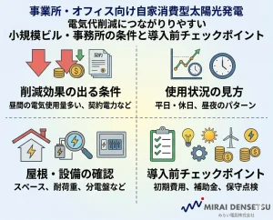 事業所・オフィス向け自家消費型太陽光発電