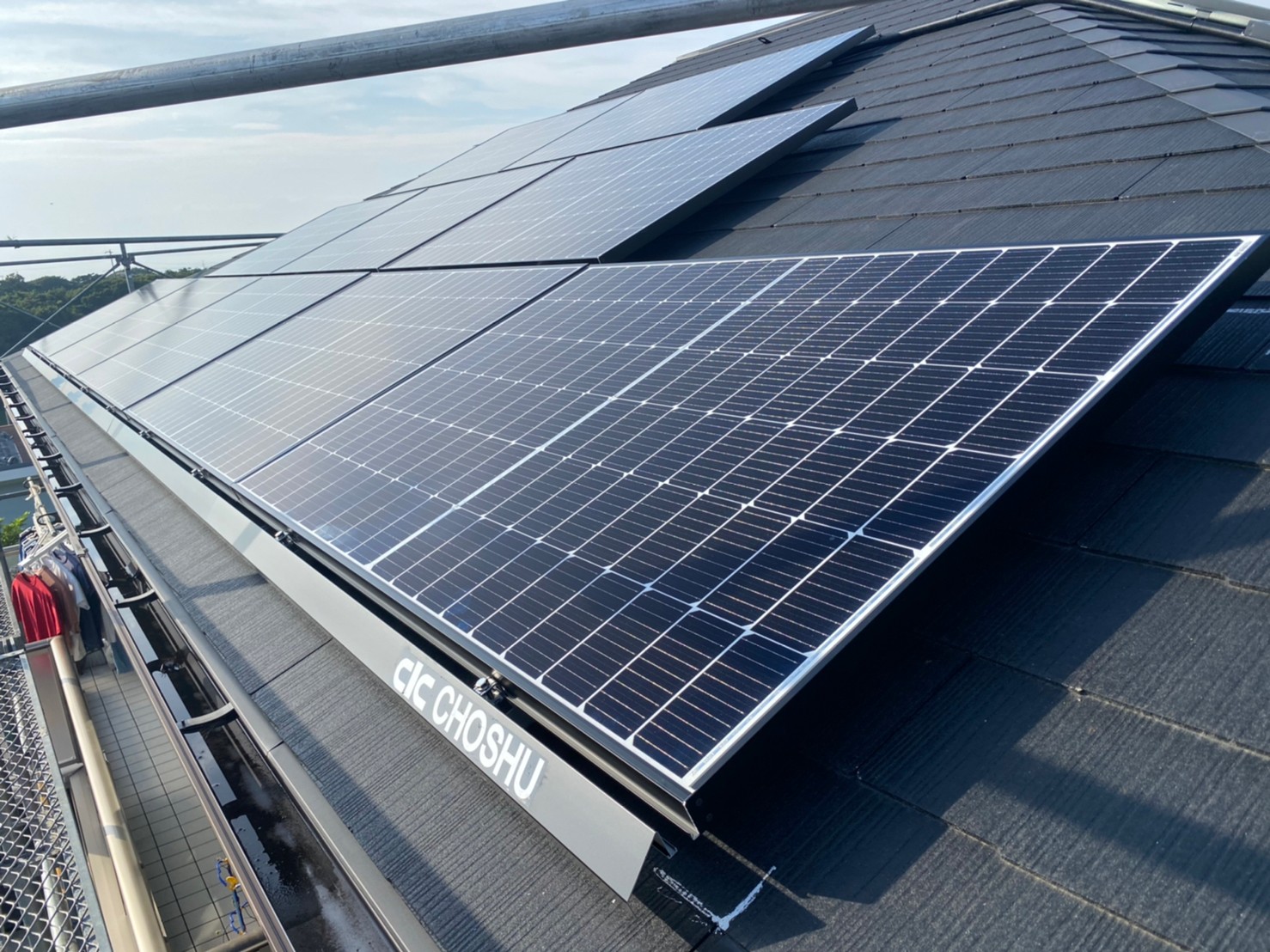 茅ヶ崎市 太陽光新設工事（既築）の施工イメージ