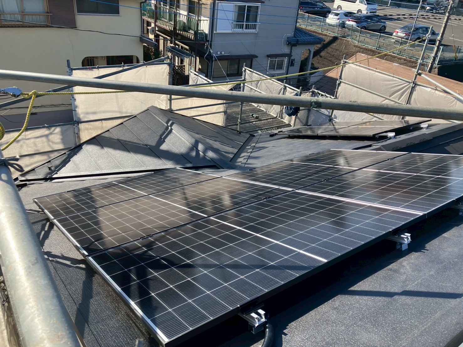 大磯町の住宅に太陽光発電と蓄電池を設置した施工事例