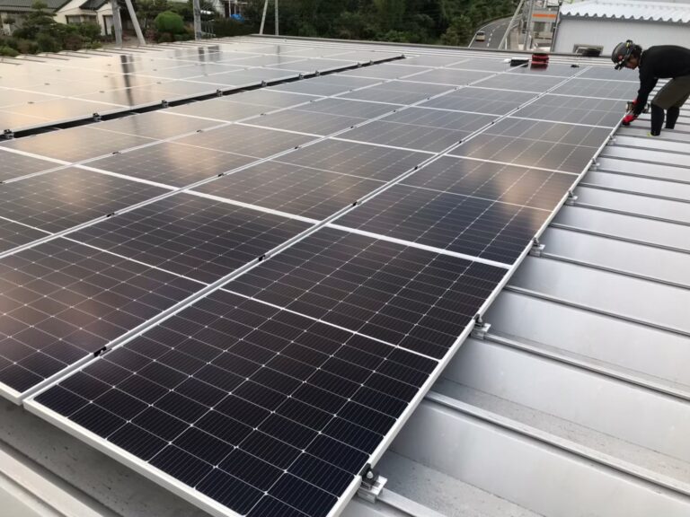 群馬県前橋市の自家消費型太陽光施工事例｜45.045kW・連系保護・遠隔監視対応