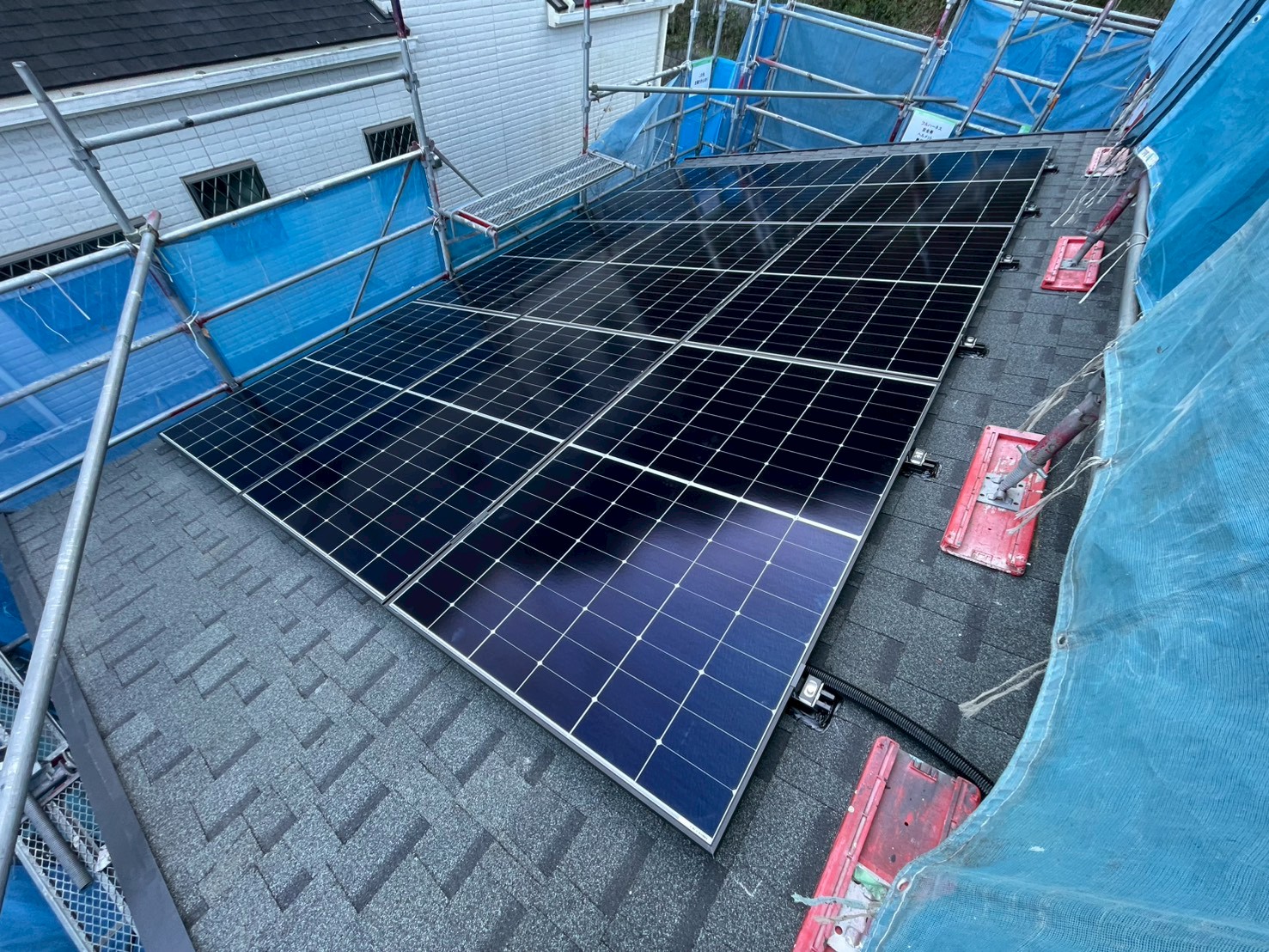 大磯町の住宅に太陽光発電を設置した施工事例